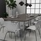 Skutchi Designs 45 in W, 120 in L, 29 in H, Engineered Wood Top, Grey HAR-ABOT-46X119-DOU-ELEC-XD01 - alternate 4
